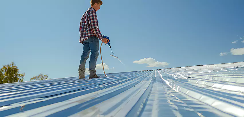 EPDM Roofing Installation Drip Edge in Buffalo Grove