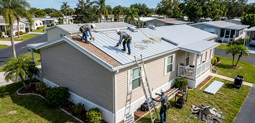 Mobile Home Metal Roof Replacement in Buffalo Grove