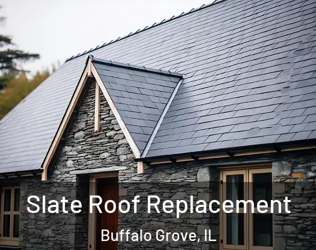  Slate Roof Replacement Buffalo Grove, IL